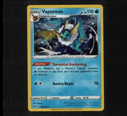 Vaporeon - (Cosmos Holo) 030/185 Miscellaneous Cards & Products Holo Promo MCAP - Image 1