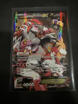 Pokemon Team Magma's Groudon EX 15/34 Double Crisis Ultra Rare Holo Card - Image 1