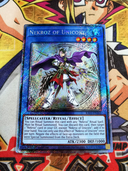 Nekroz of Unicore ra03-en262 1st Edition (NM+) Platinum-Secret Rare Yu-Gi-Oh! - Image 1