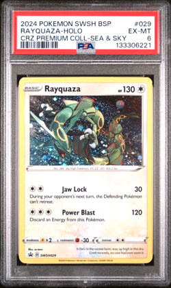 Rayquaza SWSH029 SWSH: Sword & Shield Promo Cards Holo PSA 6 - Image 2