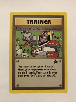 Computer Error #16 Black Star Promo Rare Vintage Pokemon Card - Image 1