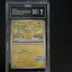 Pokemon Pikachu TAG Graded Illustration Contest 2024 Promo 021/SVP English Card - Image 1