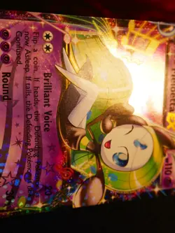 LP Pokemon MELOETTA EX Card LEGENDARY TREASURES Set RC11/RC25 Radiant Collection - Image 4