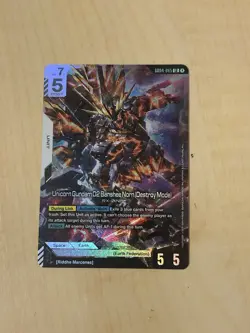 Gundam Card Game Phantom Aria Unicorn Gundam 02 Banshee Norn GD04-065 LR TCG - Image 1