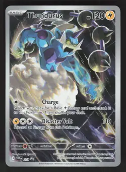 Thundurus 209 Pokemon TCG SV: Scarlet & Violet Promo Cards NM - Image 1