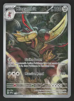 Kingambit 130 Pokemon TCG SV: Scarlet & Violet Promo Cards NM - Image 1