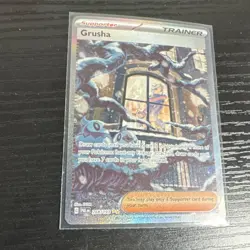 Pokemon Grusha 268/193 Sv02 Paldea Evolved SIR Full Art Holo Trainer Card - Image 3