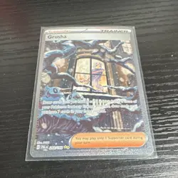 Pokemon Grusha 268/193 Sv02 Paldea Evolved SIR Full Art Holo Trainer Card - Image 4