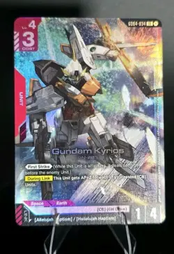 Gundam Kyrios (GD04-034) [LR Foil] (NM) - Gundam Card Game - Phantom Aria (ENG) - Image 2