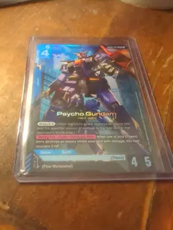 Gundam Card Game TCG Psycho Gundam Dual Impact GD02-001 LR A02 - Image 1