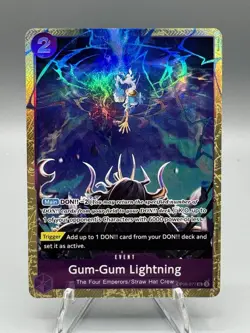 Gum-Gum Lightning (Premium Card Collection -Best Selection Vol. 4-) OP09-077 One - Image 1