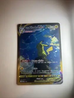 Pikachu FAN ART Custom Holo Full Art Pokemon Card - Image 1