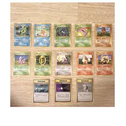 Pokemon TCG NO RARITY Base Set Japanese (13 Card Lot) Gyarados Holo - Image 1