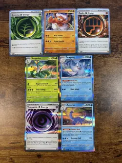 Lot of 7 Pokemon Holo Cards Mega Phantasmal Flames/Ascended Heros – Bundle Mint - Image 1