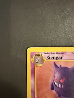 Pokemon Gengar 1st Edition Fossil Set Card 20/62 1999 English Non Holo MP Wotc - Image 4