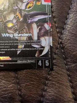 Gundam Card Game Wing Gundam LR+ ST02-01 Alt Art English - Image 5