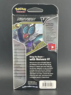 Pokemon Noivern V Battle Deck Sealed TCG 60 Card Ready Play Box 2021 Deck Set - Image 3