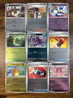 Lot of 9 Pokemon Holo Cards Mega Phantasmal Flames/Ascended Heros – Bundle Mint - Image 1
