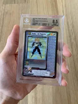 DBZ Trunks The Powerful BGS 8.5 Lvl 4 RARE Card Unlimited TCG #127 Dragon Ball Z - Image 1