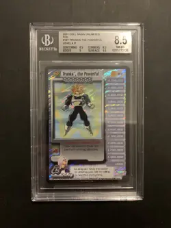 DBZ Trunks The Powerful BGS 8.5 Lvl 4 RARE Card Unlimited TCG #127 Dragon Ball Z - Image 2