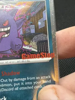 Pokemon TCG Gengar 050/088 Promo Sealed Stamped Gamestop Promo Card Double Swirl - Image 3