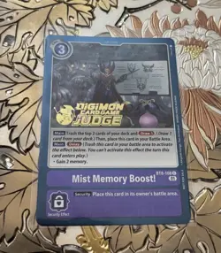 Digimon Card Game Mist Memory Boost! Judge Foil Promo BT8-108 - Image 1