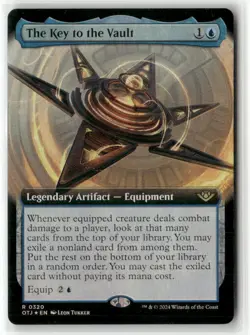 The Key to the Vault (Extended Art) Foil R Outlaws of Thunder Junction 320 NM - Image 1