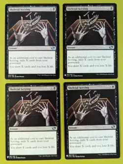 Skeletal Scrying x4 Commander 2014 4x Playset Magic the Gathering MTG - Image 1