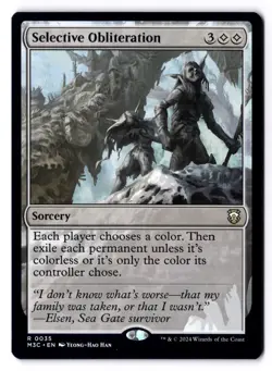 Selective Obliteration NM* Modern Horizons 3 ENGLISH 0035 mtg -UnltdCards - Image 1