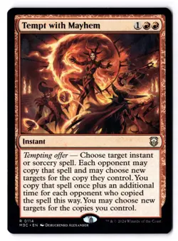 Tempt With Mayhem NM* Modern Horizons 3 Commander ENGLISH 0114 mtg -UnltdCards - Image 1