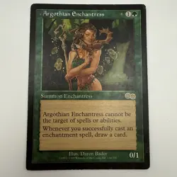 MTG Magic The Gathering - Argothian Enchantress - Urza's Saga - Image 1