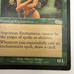 MTG Magic The Gathering - Argothian Enchantress - Urza's Saga - Image 4