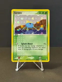 Surskit 76/101 2004 EX Hidden Legends Pokemon Card Reverse Holo Common - Lp - Image 1