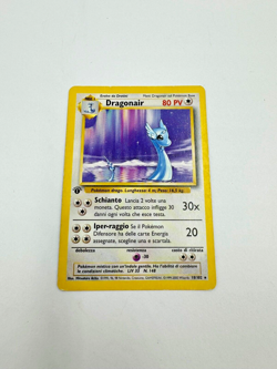 POKEMON BASE SET 1ST EDITION DRAGONAIR 18/102 RARE ITALIAN CARD HEAVILY PLAYED - Image 1