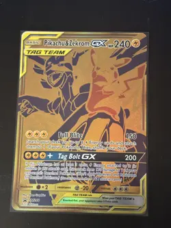 Pokemon Pikachu & Zekrom GX Tag Team SM248 Promo card - Image 1