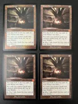 MTG- Mystic Forge x4 - Brother's War Retro (1 is FOIL) - Image 1