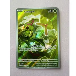 The Pokemon Company Pokemon TCG Caterpie 172/165 SV 151 IR Holo Full Art HP 50 - Image 1