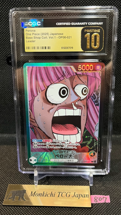 CGC PRISTINE 10 Perona L OP06-021 ONE PIECE Card Game BASE SHOP Limited japan - Image 1