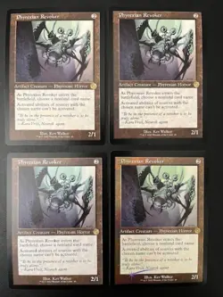MTG- Phyrexian Revoker x4 - Brother's War Retro (1 is FOIL) - Image 1
