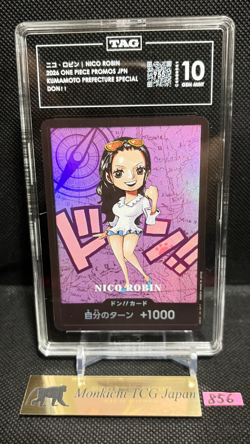 TAG GEM MINT 10 Nico Robin Don!! ONE PIECE Premium Collection Kumamoto Special - Image 1