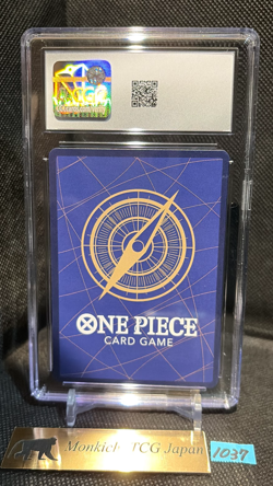 CGC GEM MINT 10 Monkey D. Luffy Alt Art OP05-119 SEC ONE PIECE Card The Best - Image 2