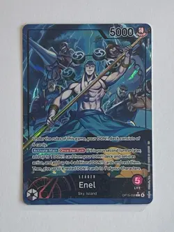 2026 One Piece Adventure on Kami's Island Enel Leader Alt Art #OP15-058 - Image 2