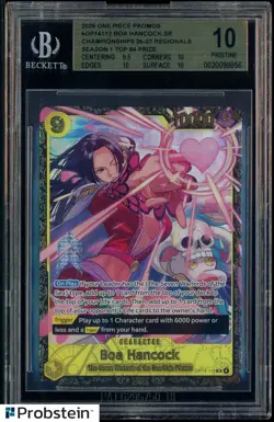 2026 One Piece Promos #OP14112 Boa Hancock Championships Regionals Top 64 BGS 10 - Image 1
