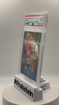 2025 One Piece EN Championship 25-26 Top 64 #050 Nami PSA 9 MINT - Image 2