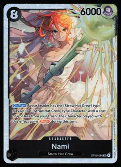One Piece Nami #OP15-086 Adventure on Kami's Island Foil - Image 1