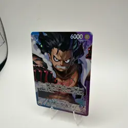 Monkey D. Luffy - OP11 040 AA Leader - Japanese One Piece A Fist of Divine Speed - Image 5