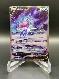 Suicune V GG38/GG70 Crown Zenith Galarian Gallery Ultra Rare Pokemon Card NM/M - Image 1