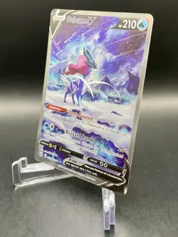 Suicune V GG38/GG70 Crown Zenith Galarian Gallery Ultra Rare Pokemon Card NM/M - Image 2