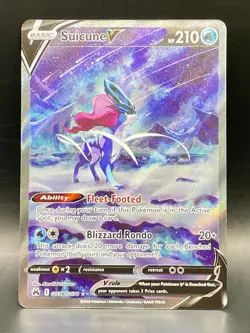 Suicune V GG38/GG70 Crown Zenith Galarian Gallery Ultra Rare Pokemon Card NM/M - Image 5