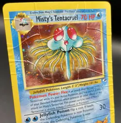 Misty's Tentacruel 10/132 Gym Heroes (2000) Vintage WOTC Pokemon Card DMG - Image 3